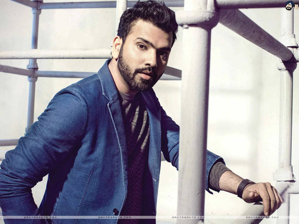 Rohit Sharma Handsome Cricket Player Wallpaper