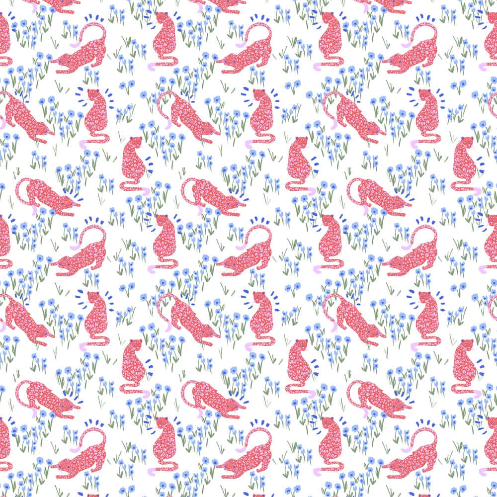 Roller Rabbit Inspired Pattern Wallpaper