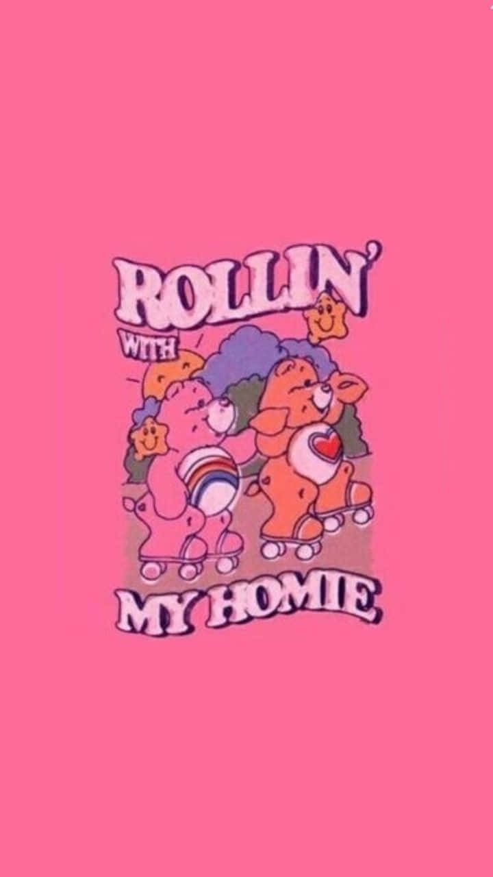 Rollin With My Homie Cartoon Wallpaper