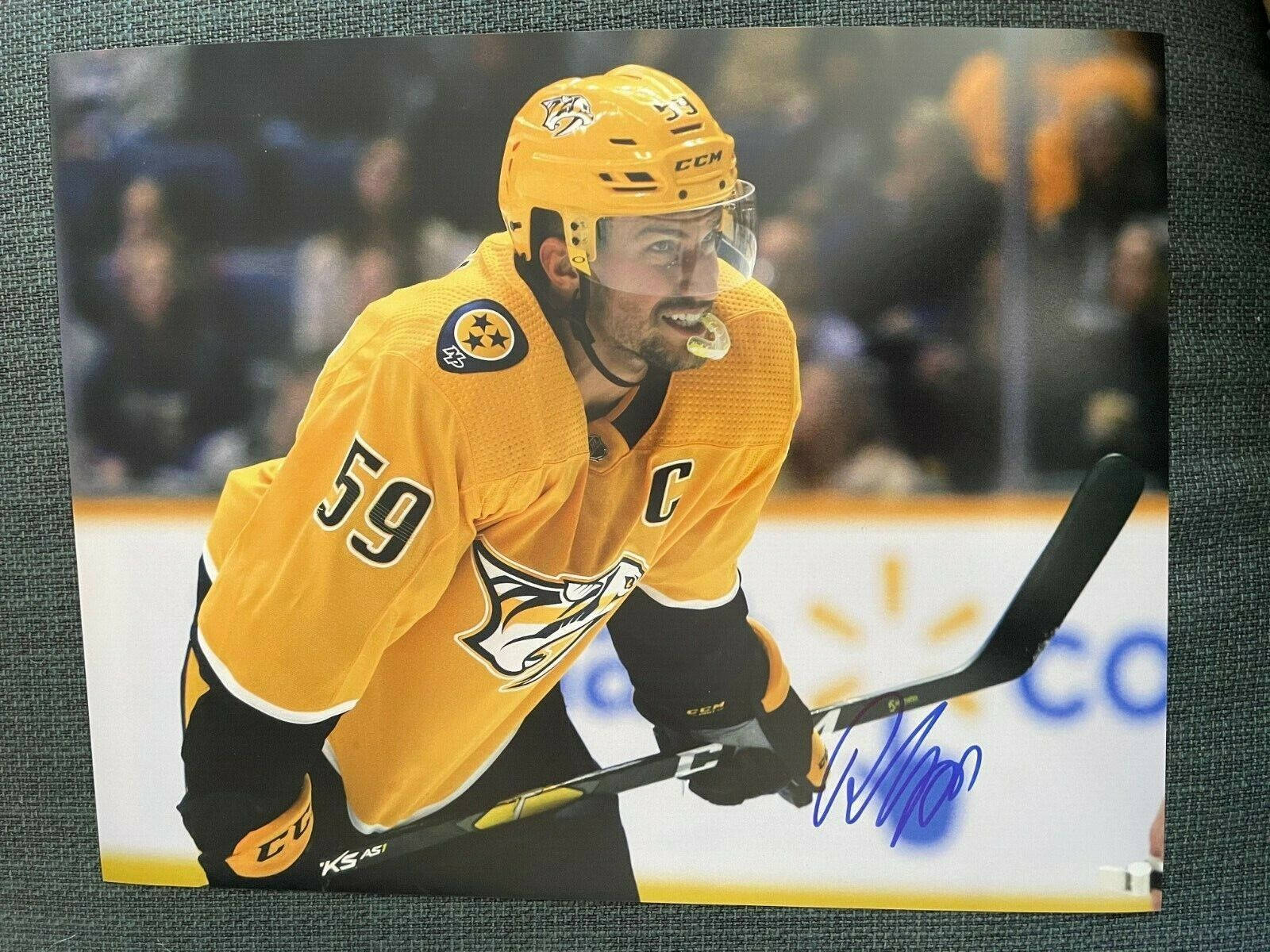 Roman Josi Signed Potograph Wallpaper