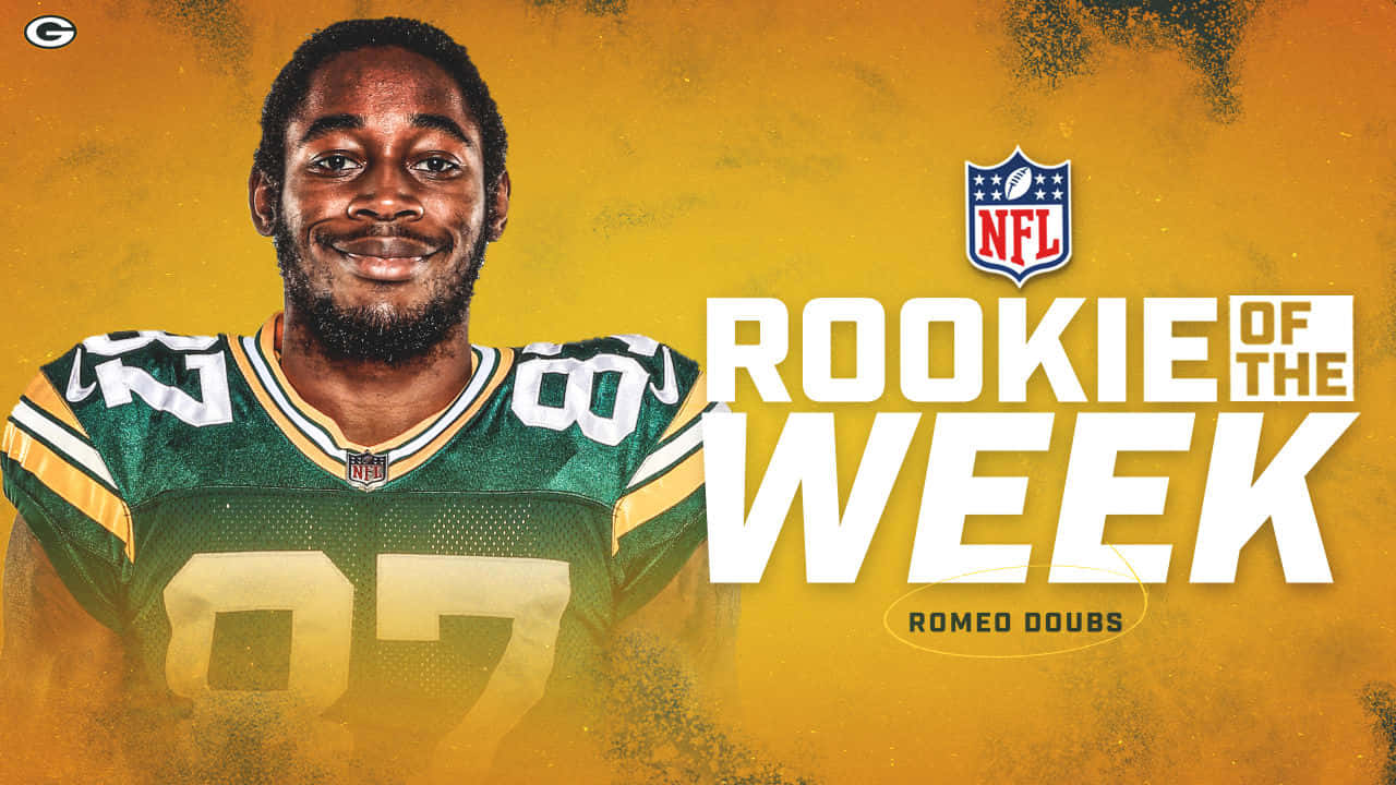 Romeo Doubs N F L Rookieofthe Week Wallpaper