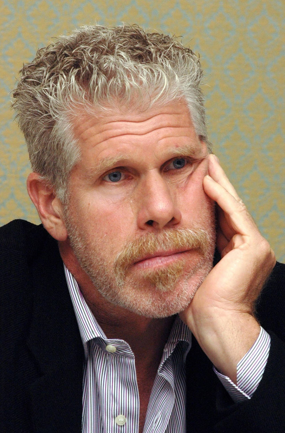 Ron Perlman Palm On His Cheek Wallpaper