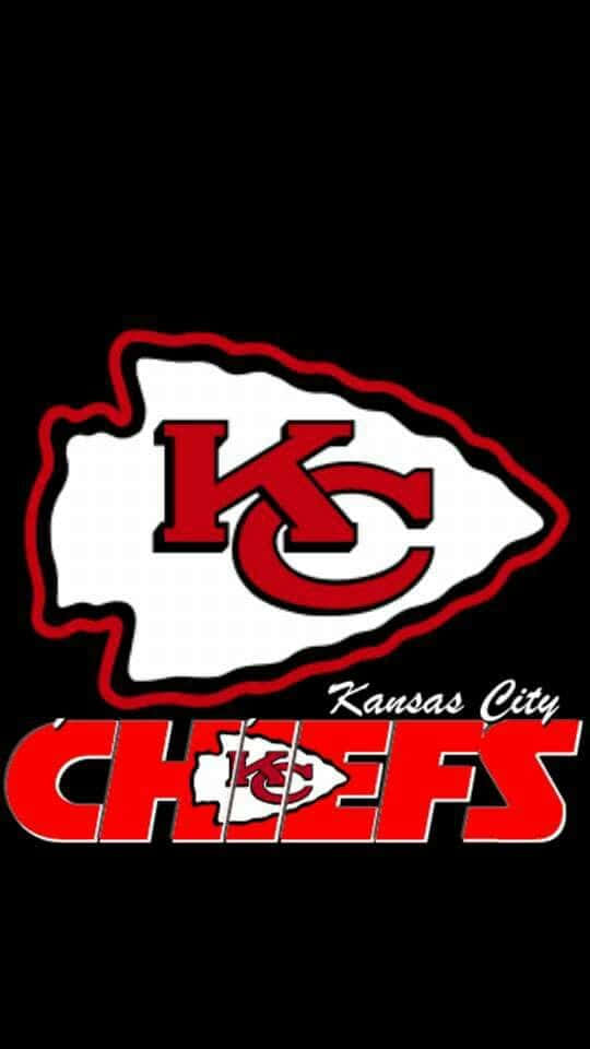 Root For The Kansas City Chiefs By Displaying Their Logo On Your Iphone! Wallpaper