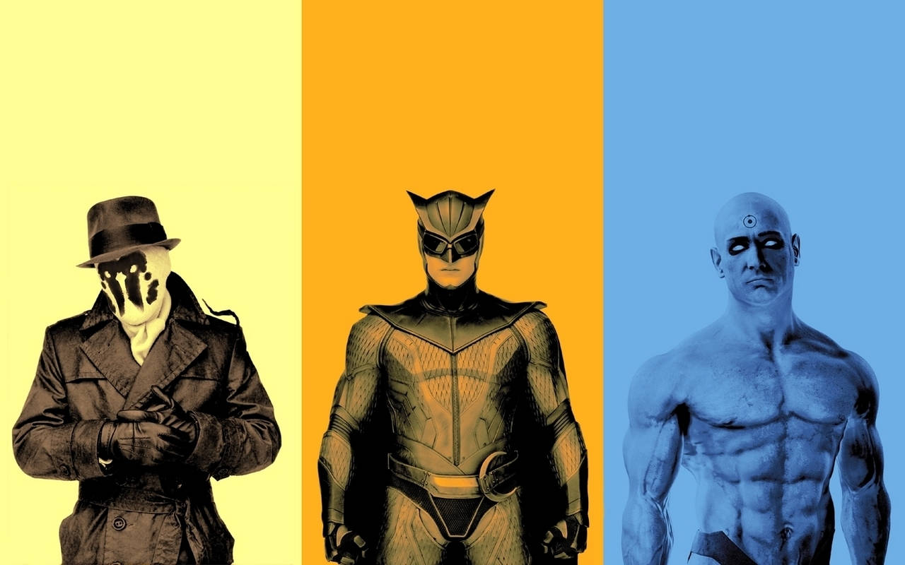 Rorschach Nite Owl Doctor Manhattan Wallpaper