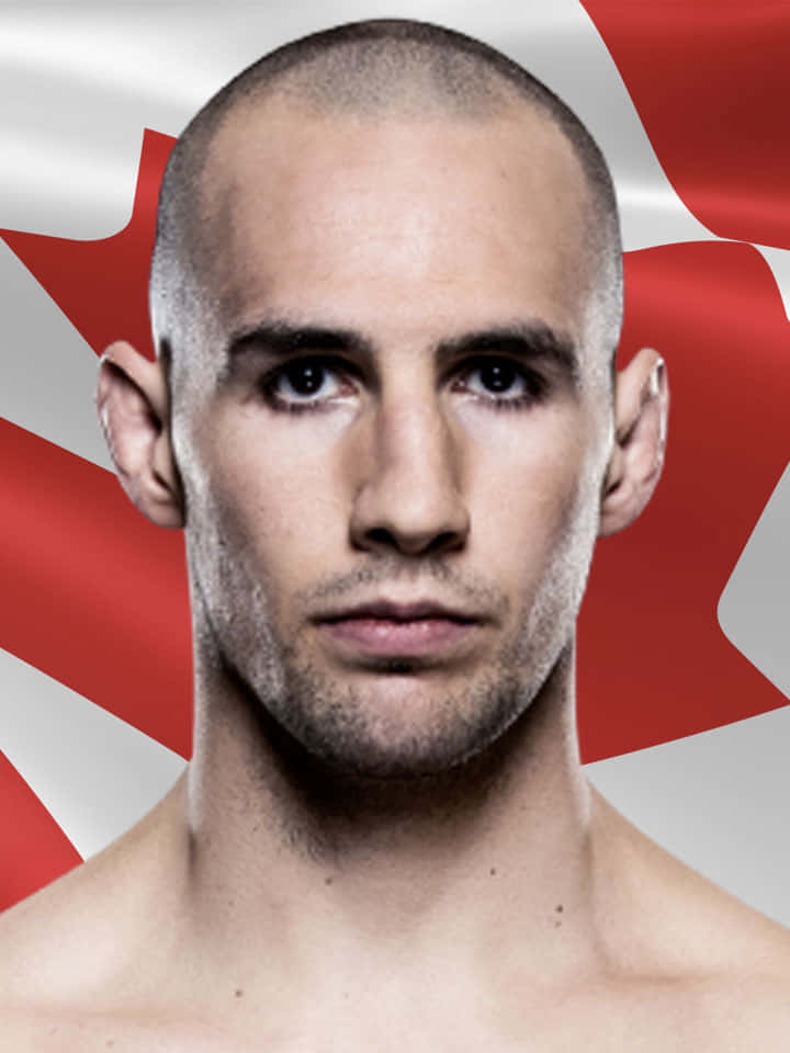 Rory Macdonald With Canadian Flag Wallpaper