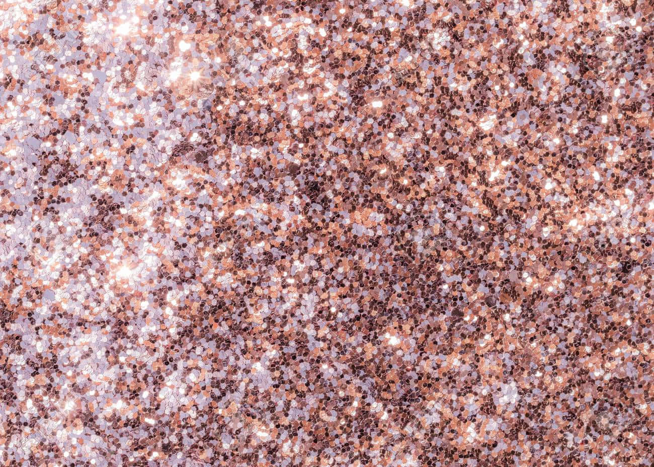 Rose Gold Glitter Texture Background Wallpaper