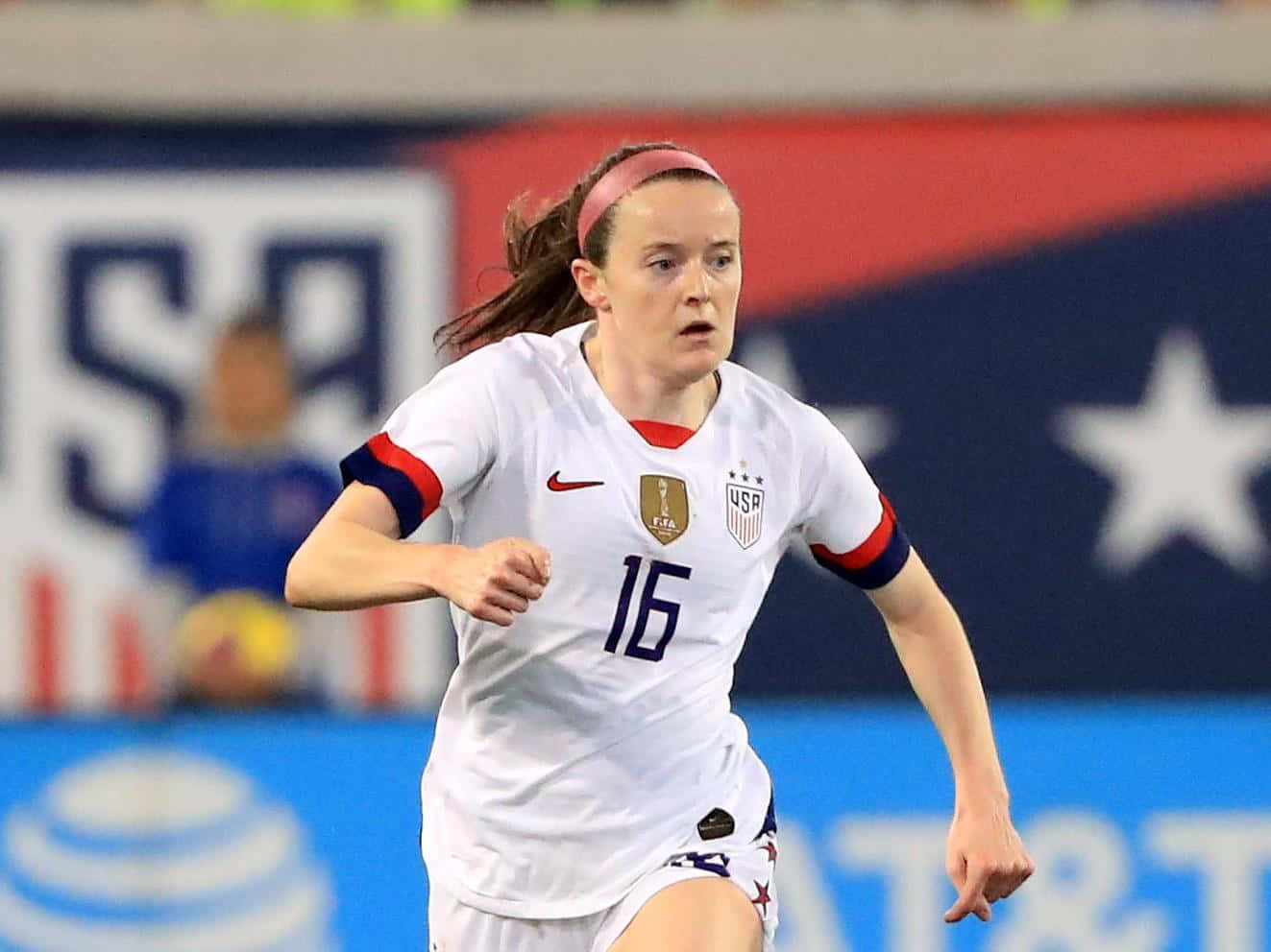 Rose Lavelle U S A Soccer Action Wallpaper