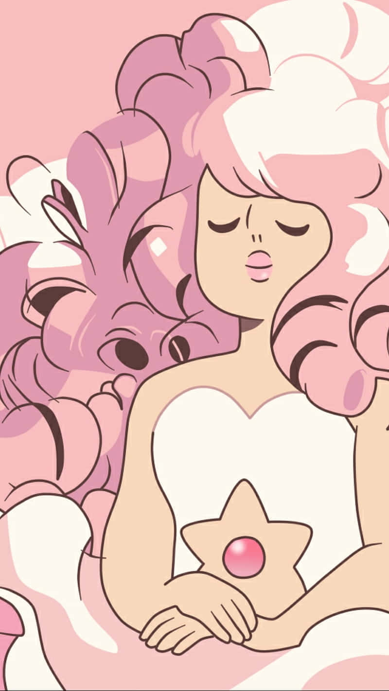 Rose Quartz Cartoon Network Character Wallpaper