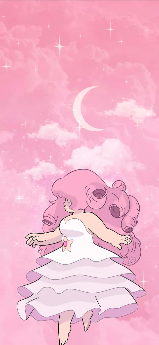 Rose Quartz Crystal Gem Dance Wallpaper