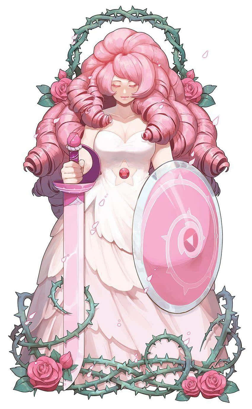 Rose Quartz Crystal Gem Warrior Wallpaper