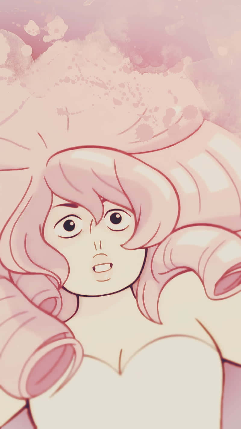 Rose Quartz Steven Universe Portrait Wallpaper