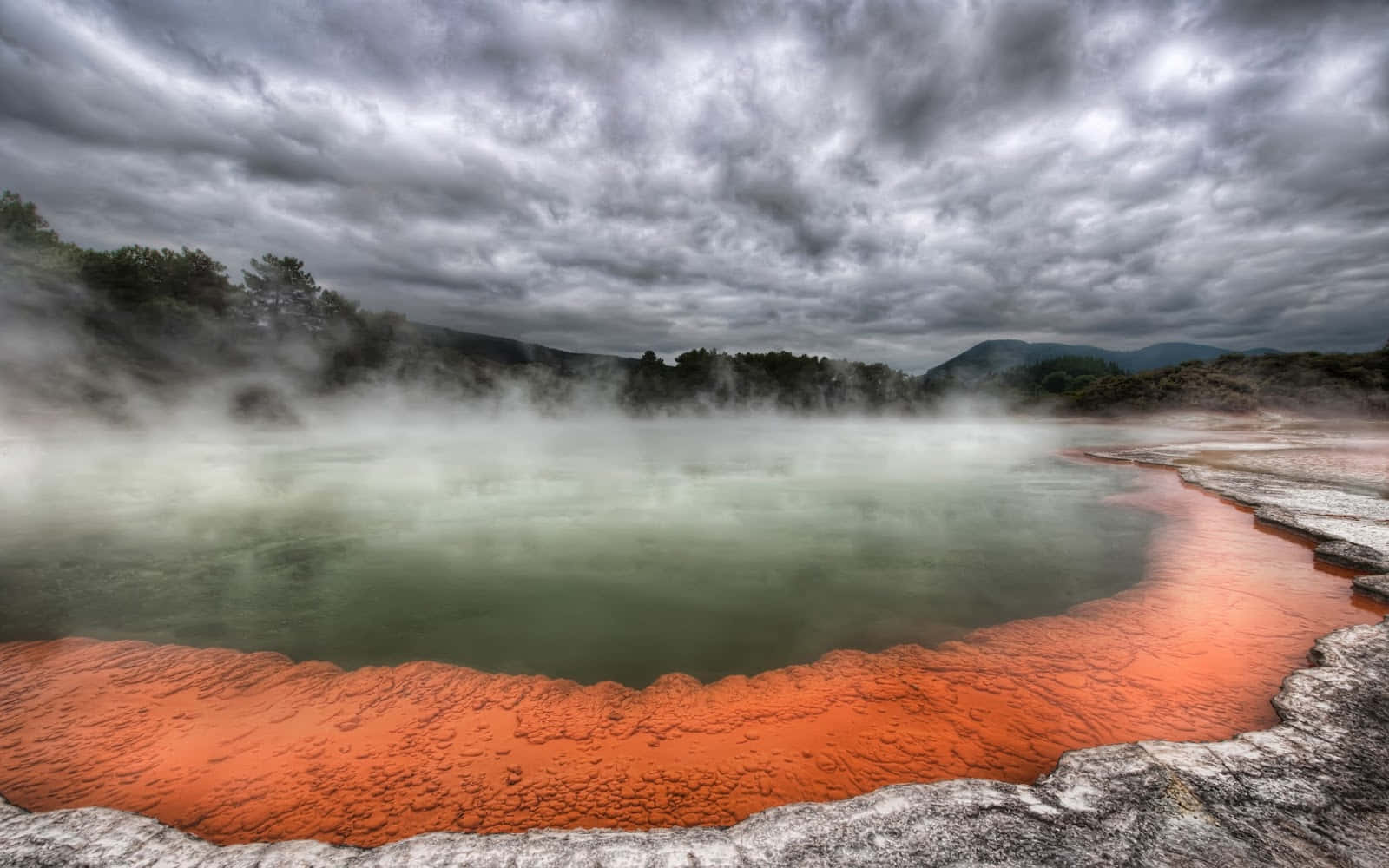 Rotorua Geothermal Wonderland Wallpaper