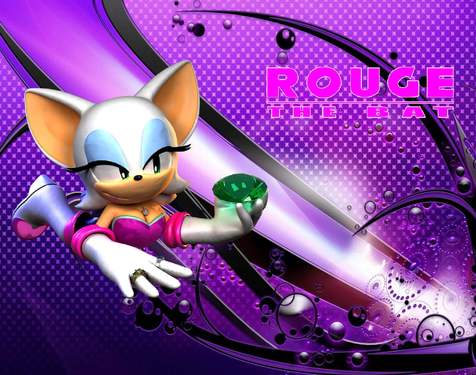 Rouge The Bat Standing Tall Wallpaper