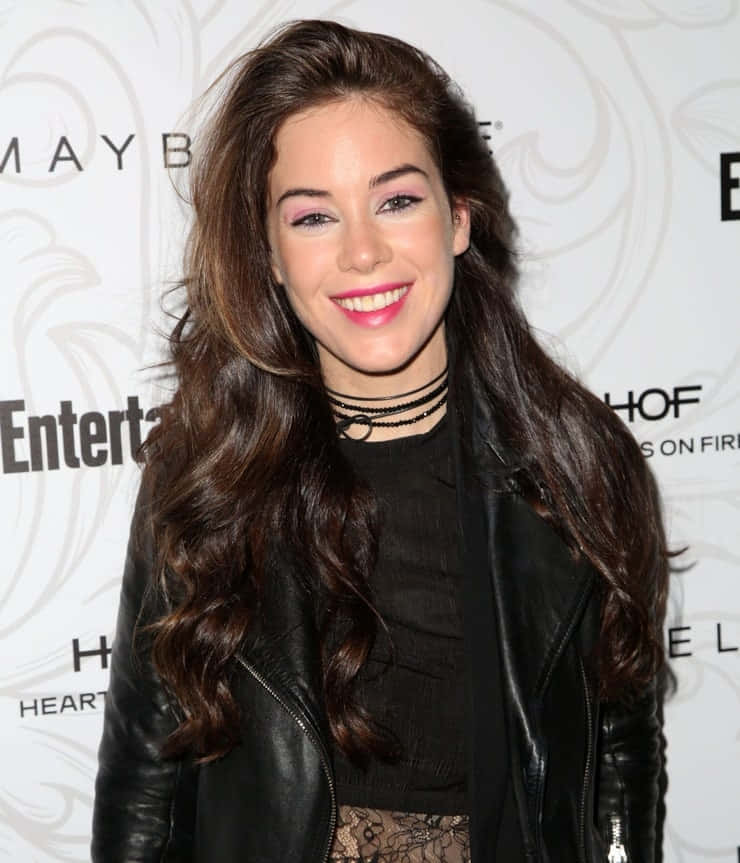 Roxanne Mckee Smilingat Event Wallpaper