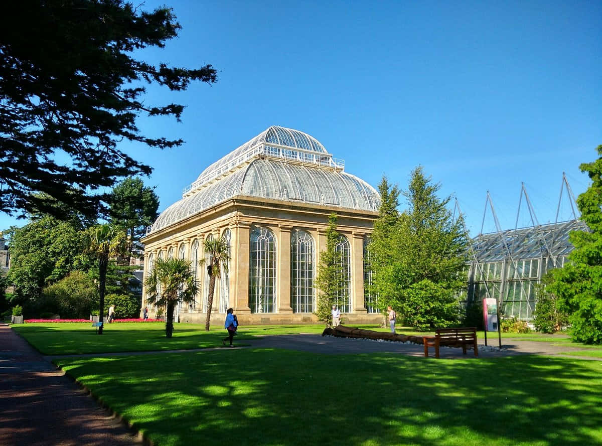 Royal Botanic Garden Edinburgh Glasshouse Wallpaper