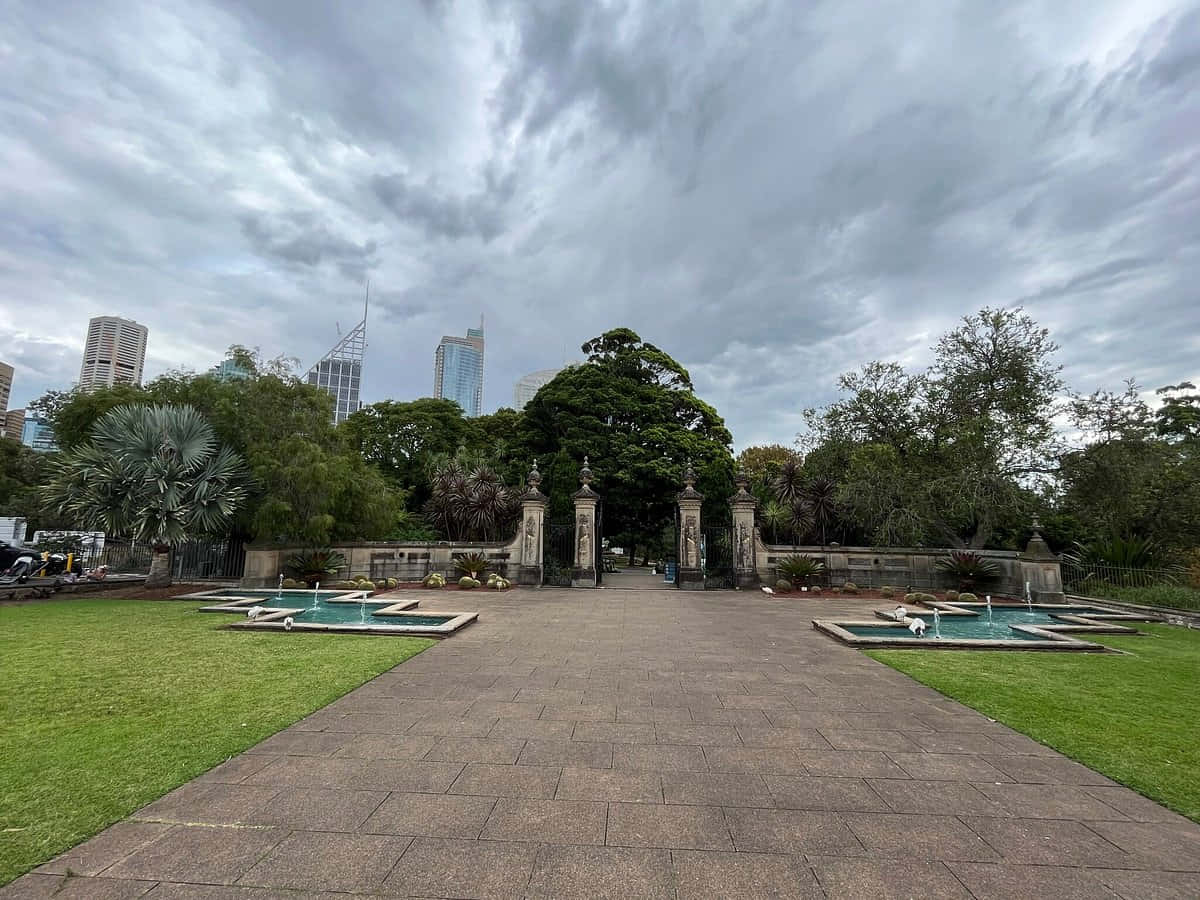 Royal Botanic Garden Sydney Entrance Wallpaper