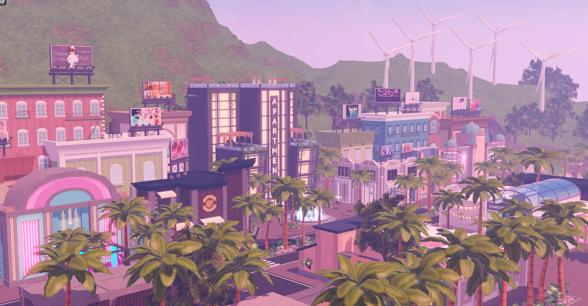 Royale High Coastal City Wallpaper