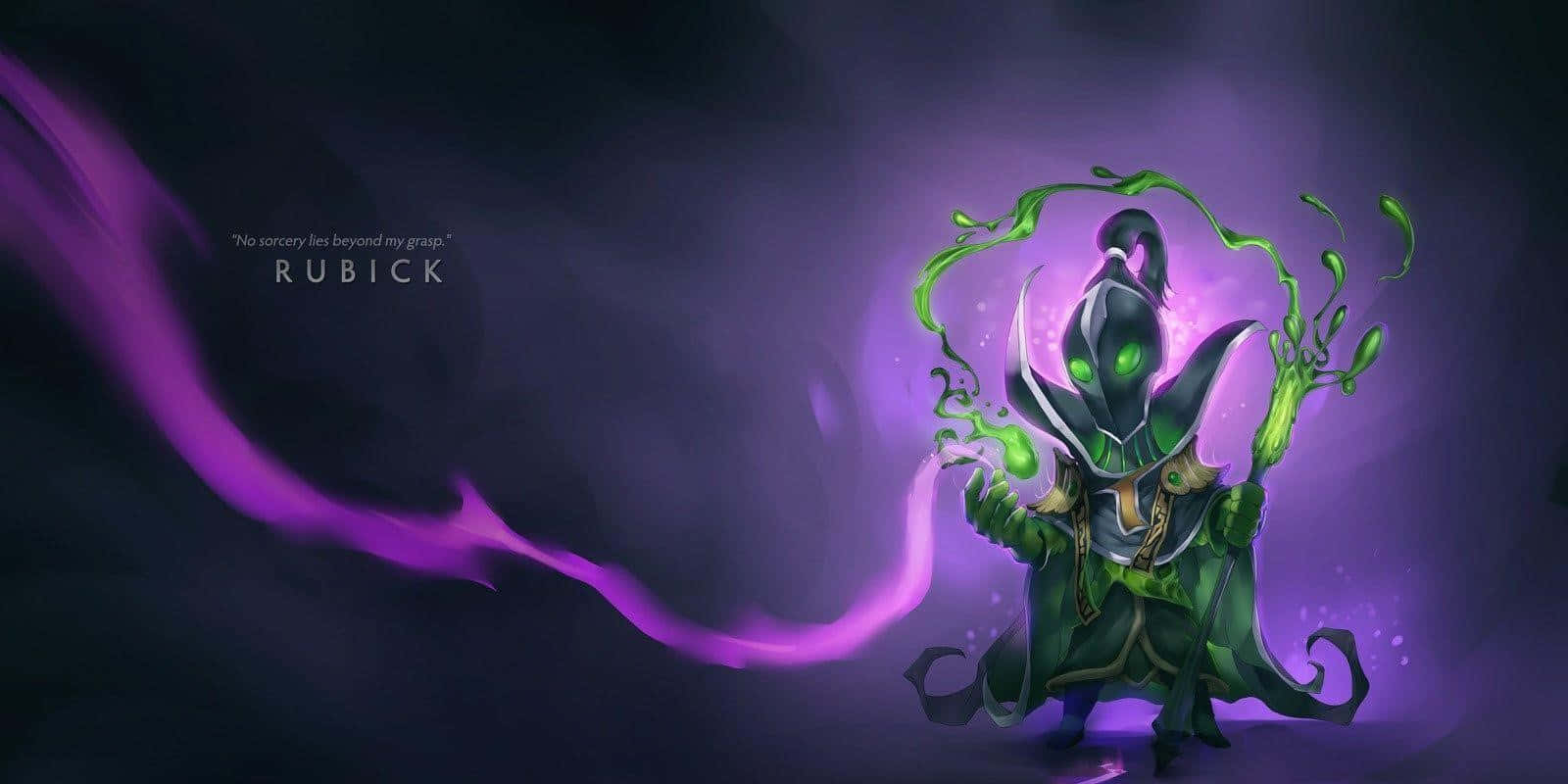 Rubick - The Grand Magus In Battle Wallpaper