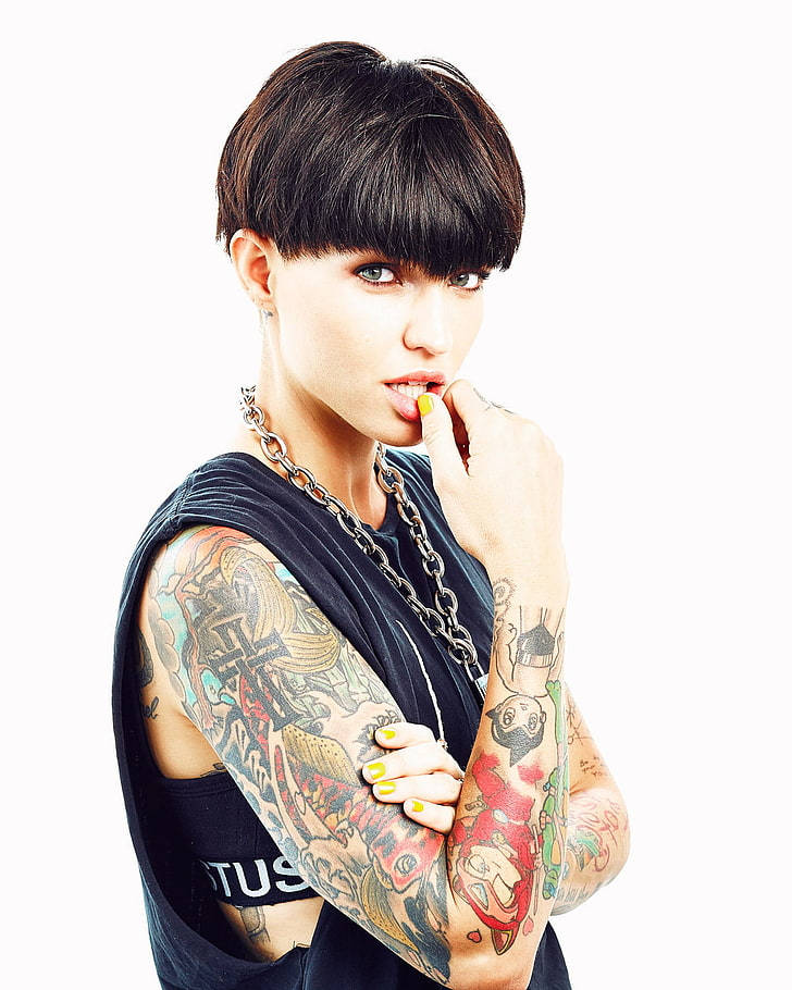 Ruby Rose Bowl Haircut Wallpaper