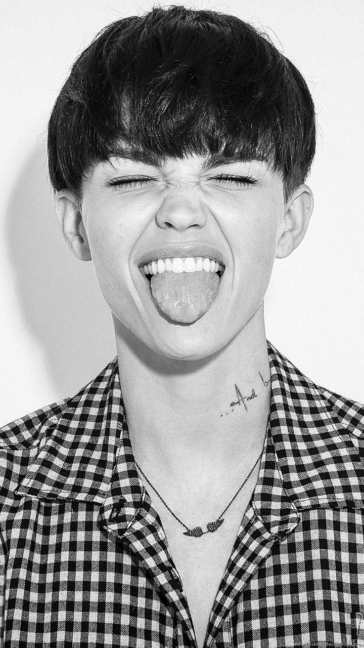 Ruby Rose Dorky Face Wallpaper