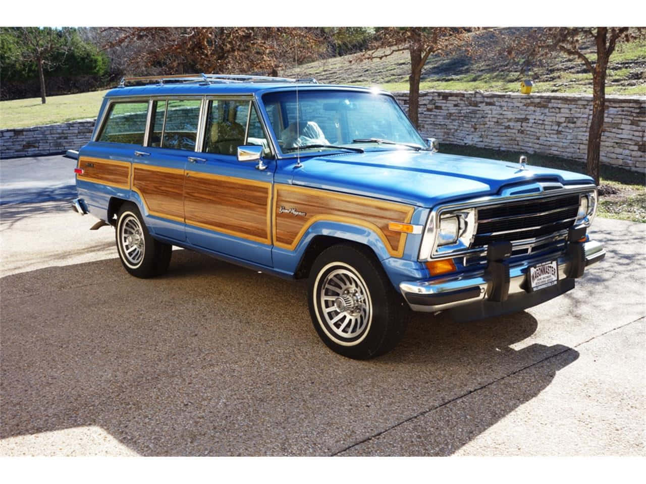 Rugged Elegance In Nature - Jeep Wagoneer Wallpaper