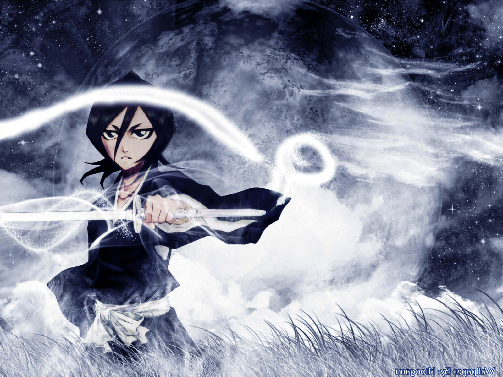 Rukia Kuchiki, A Powerful Soul Reaper In Bleach Wallpaper