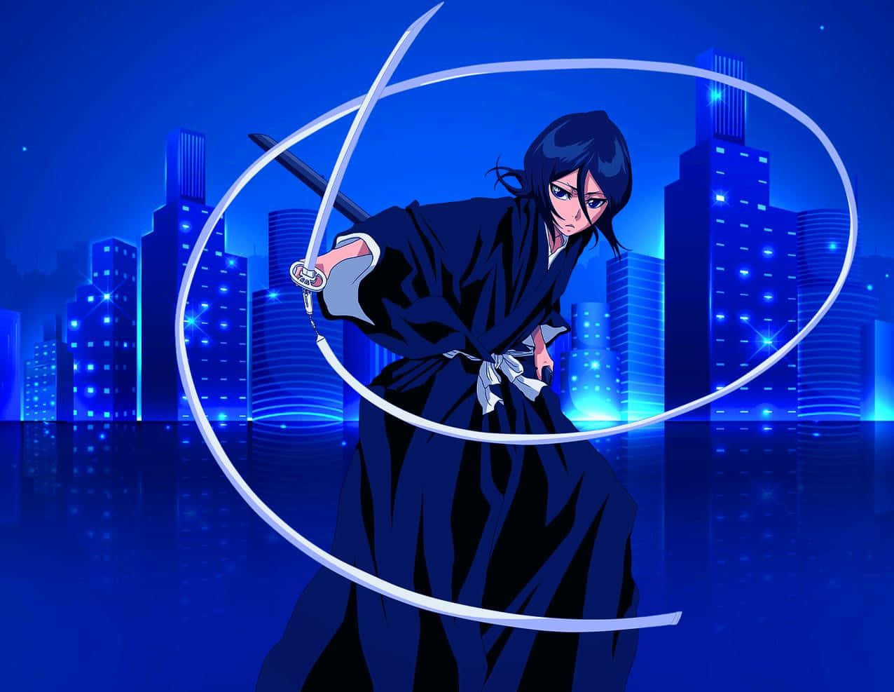 Rukia Kuchiki, An Anime Icon Wallpaper