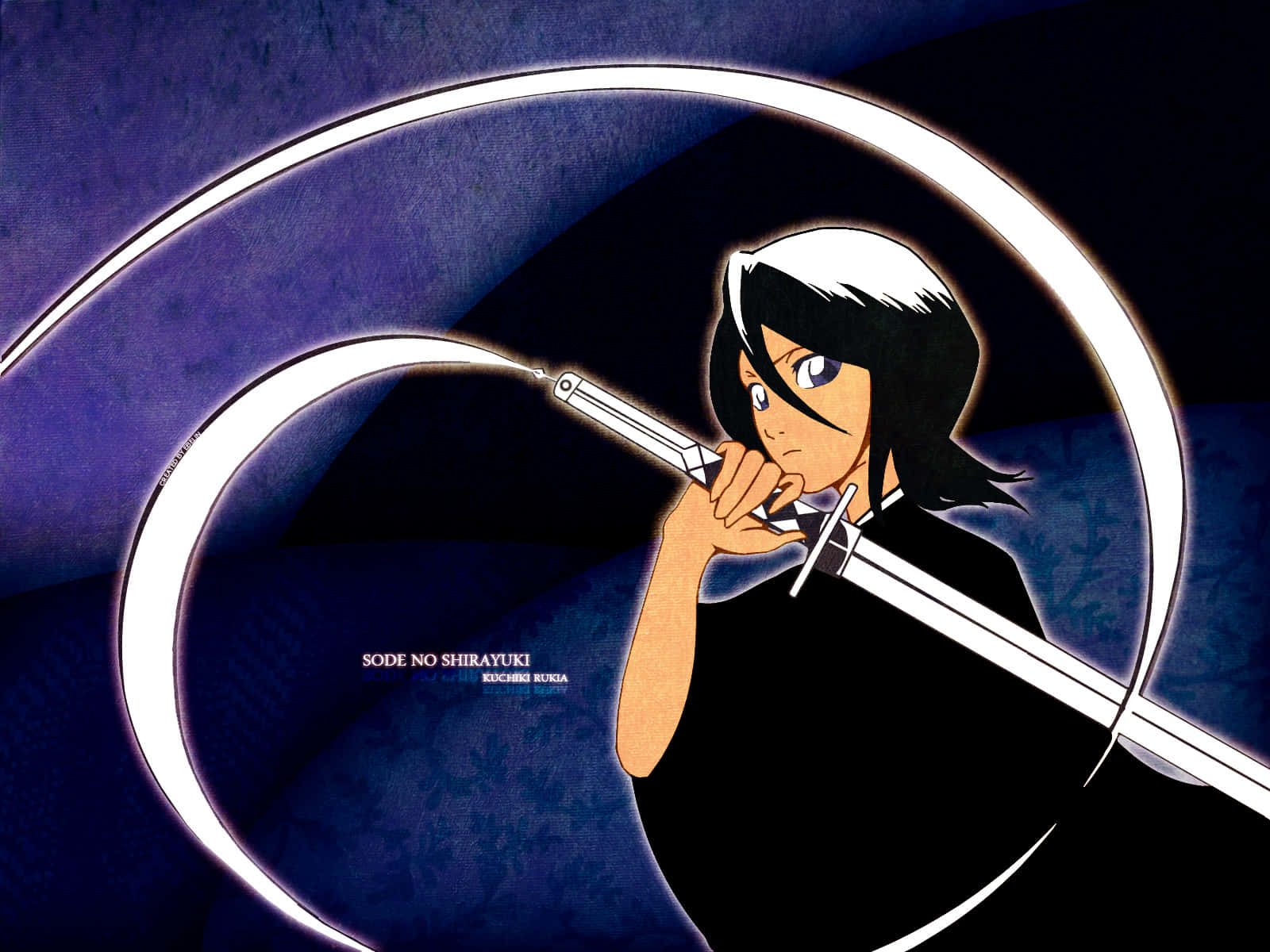 Rukia Kuchiki Charming Anime Character Wallpaper