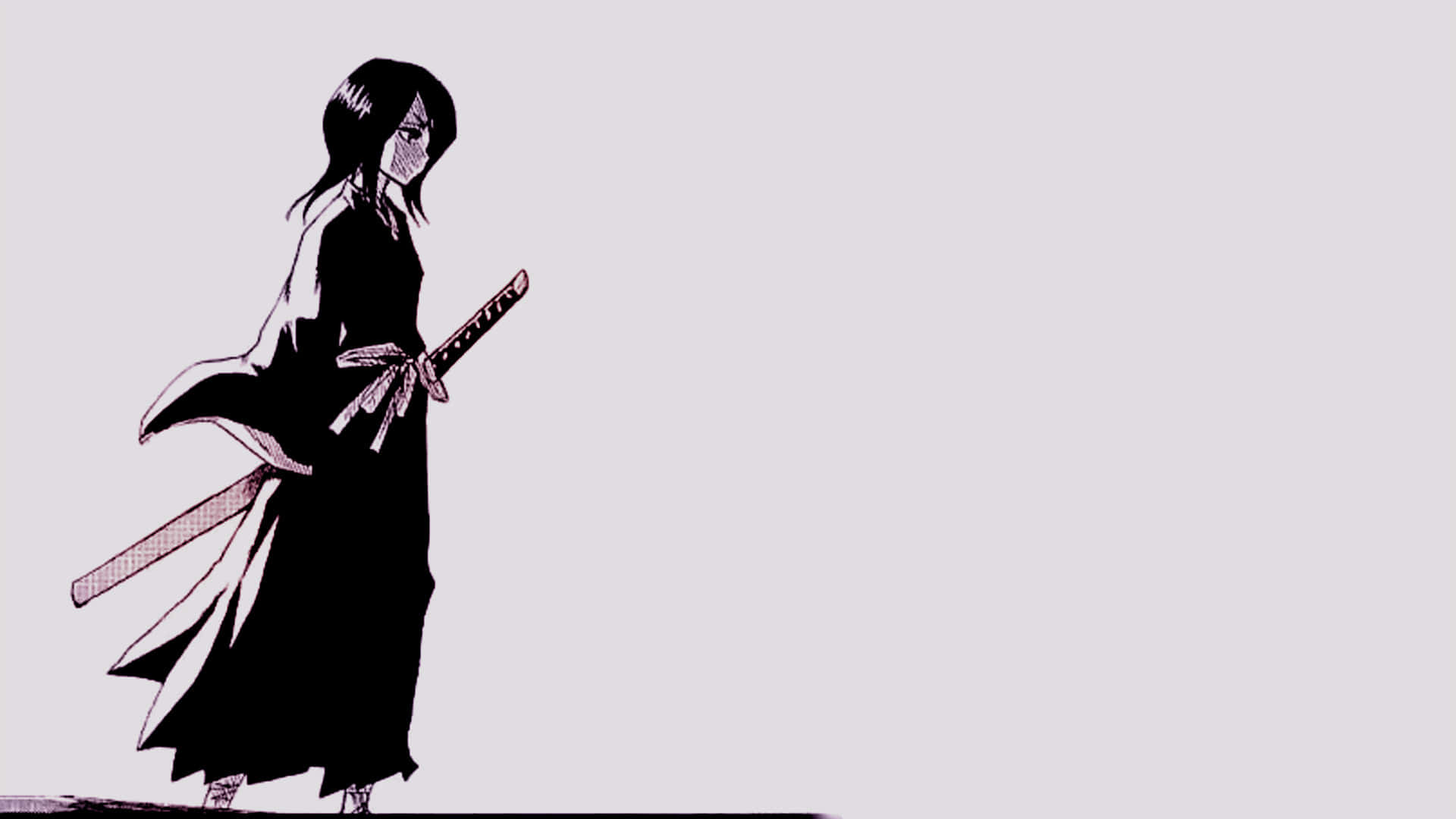 Rukia Kuchiki - Fearless Bleach Hero Wallpaper