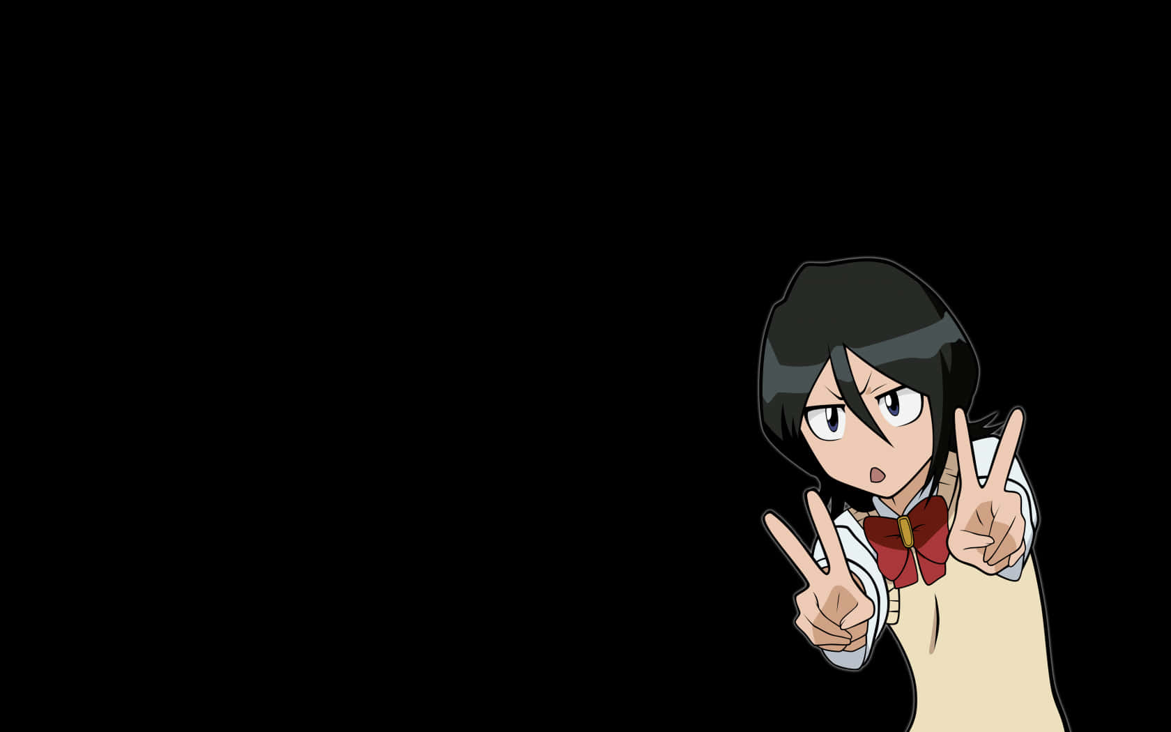 Rukia Kuchiki From The Popular Anime Series, Bleach Wallpaper