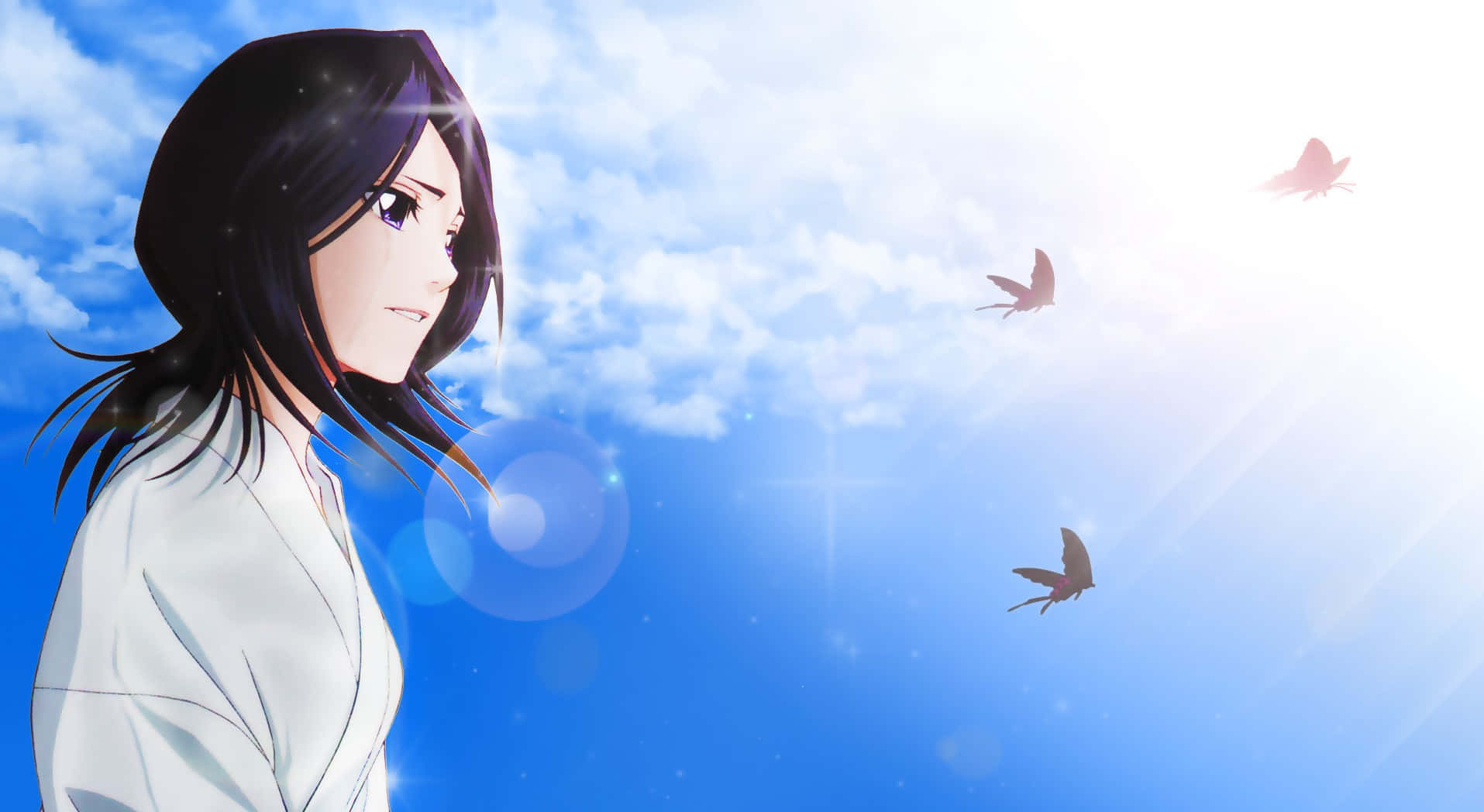 Rukia Kuchiki Ready To Defend Karakura Town Wallpaper