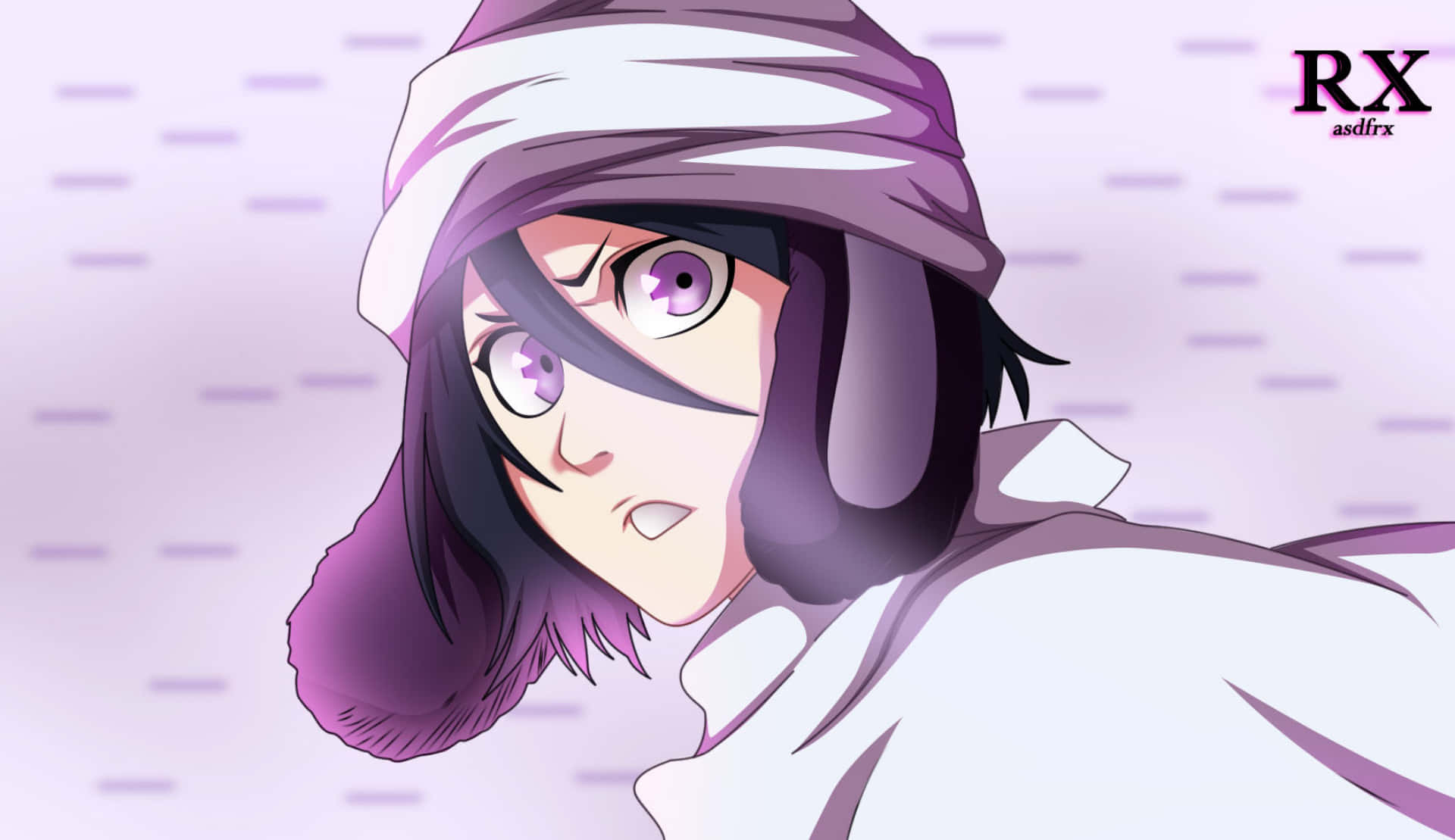 Rukia Kuchiki Takes A Break, Ready To Fight The Next Battle Wallpaper