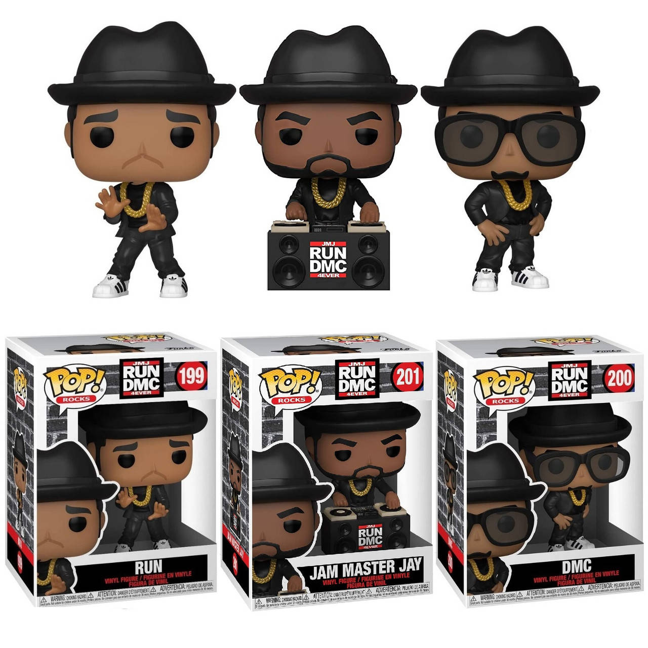 Run D.m.c Funko Pop Rocks Vinyl Figures Wallpaper