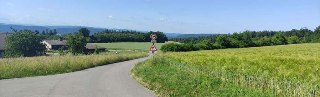 Rural Road Baden Switzerland Wallpaper