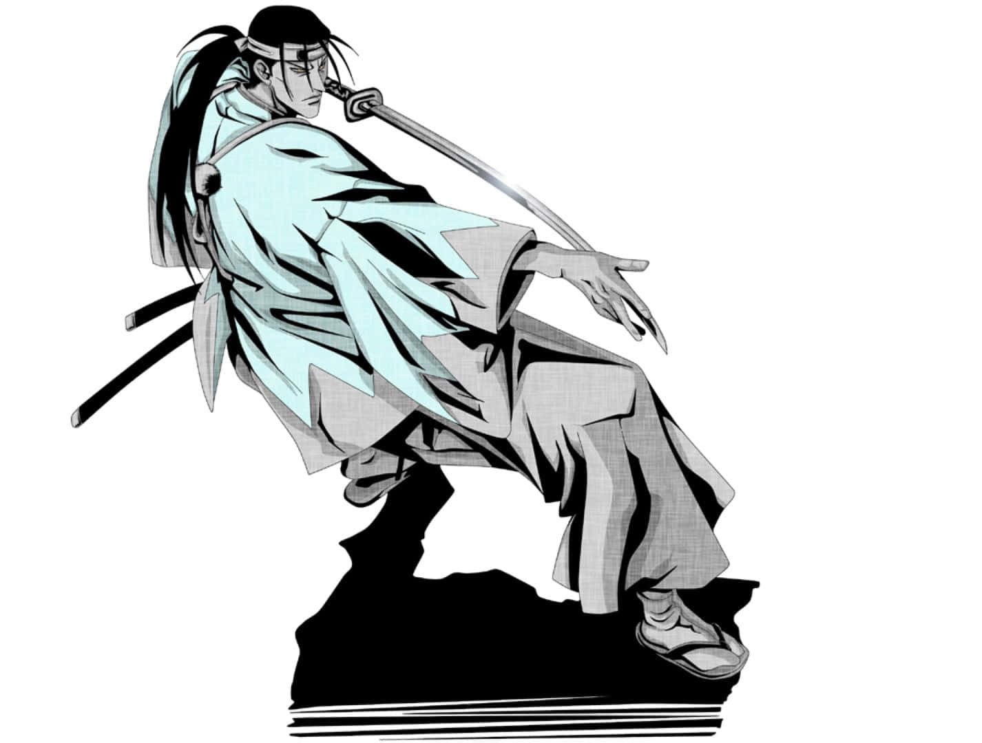 Rurouni Kenshin Saito Hajime Stance Wallpaper