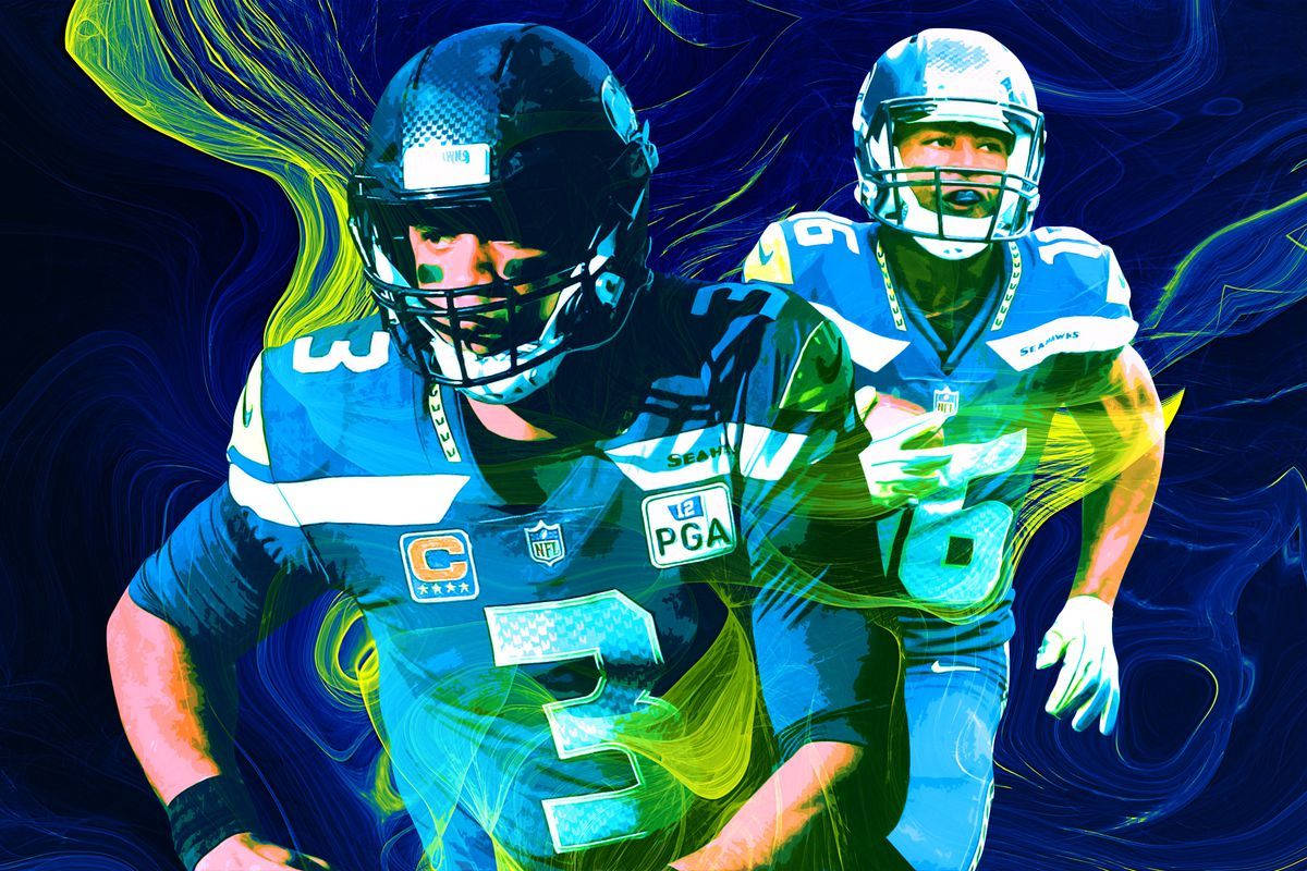 Russell Wilson And Tyler Lockett Edit Wallpaper