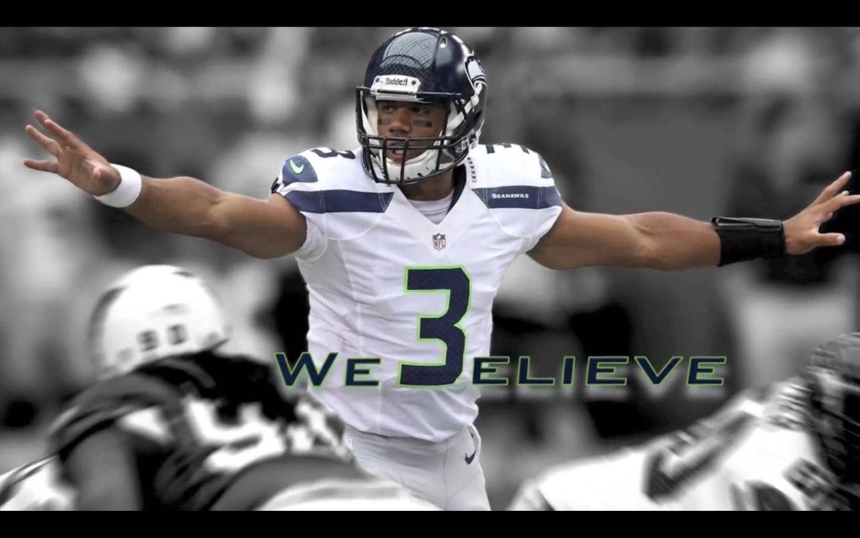 Russell Wilson We 3elieve Wallpaper