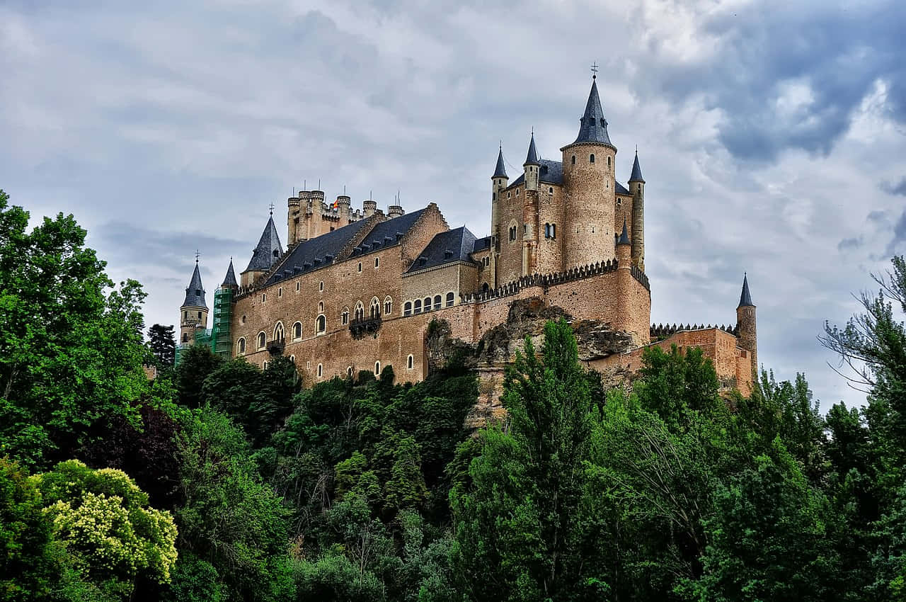 Rustic Segovia Castle Spain Wallpaper