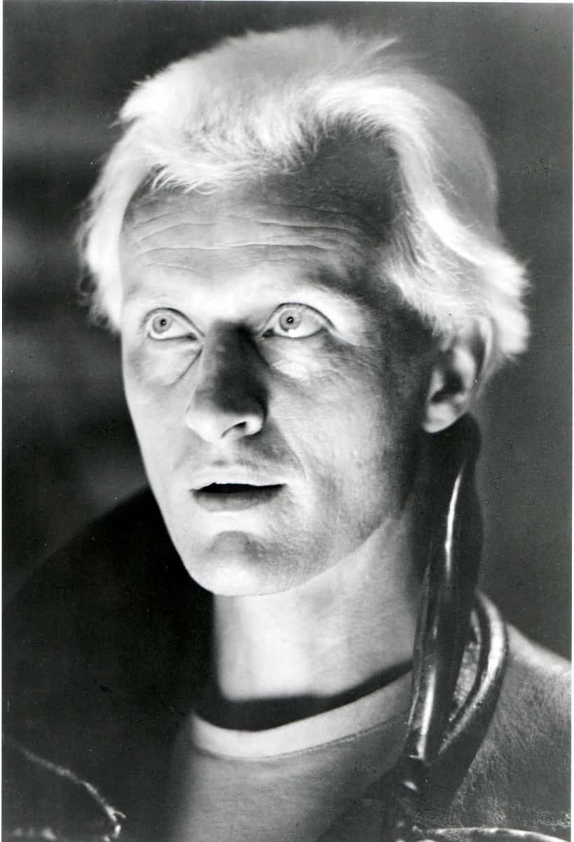 Rutger Hauer Black And White Photo Blade Runner Wallpaper