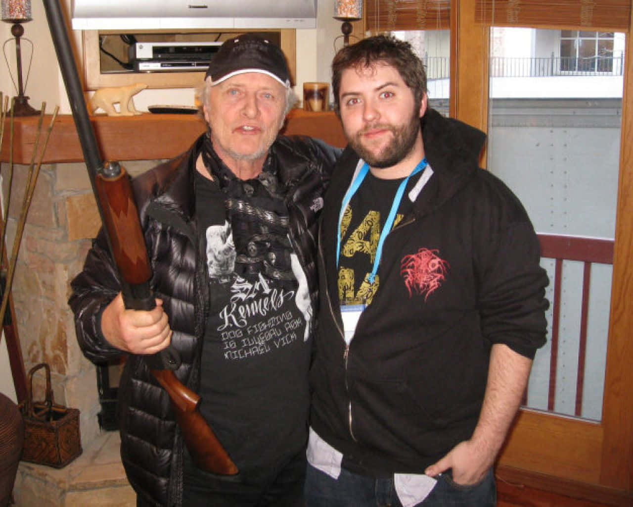 Rutger Hauer Holding A Rifle Wallpaper