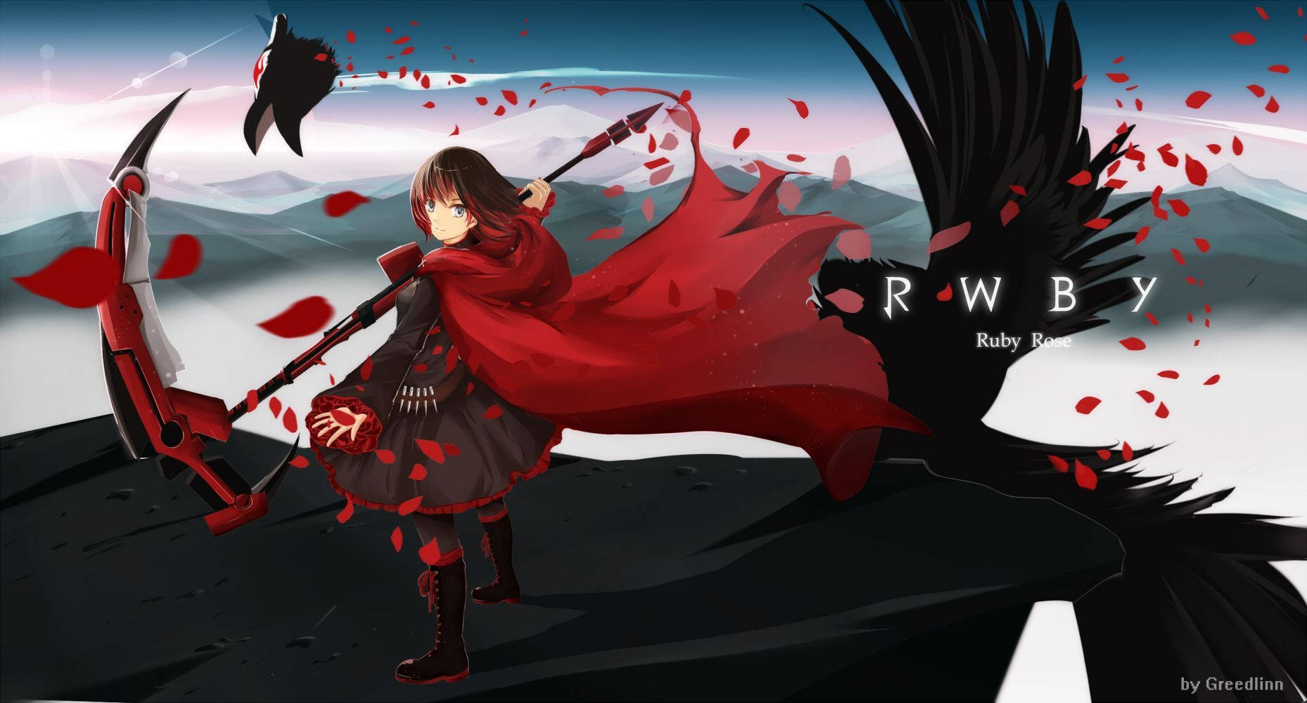 Rwby Ruby Rose Grimm Slayer Wallpaper