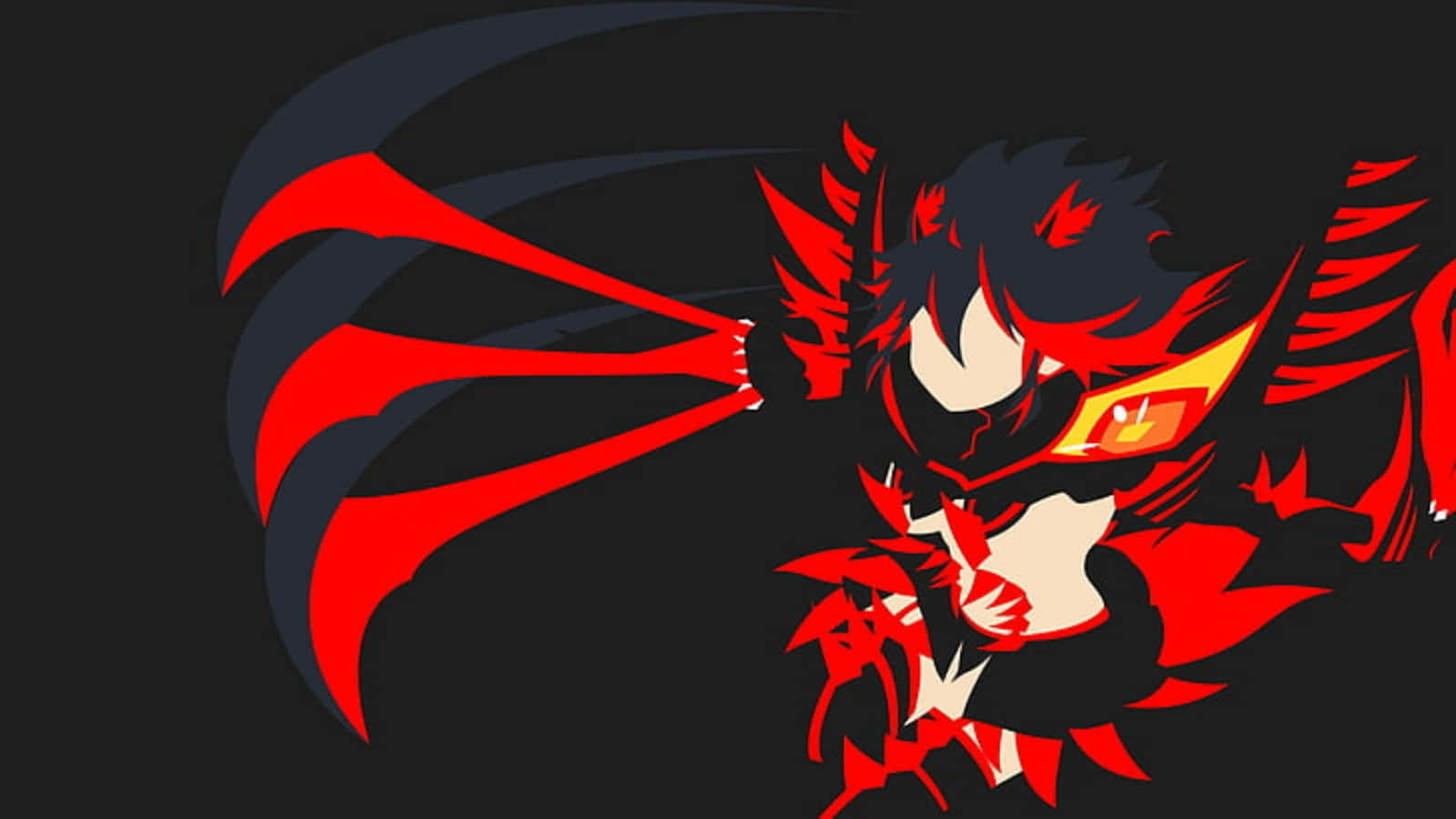 Ryuko Matoi And Senketsu, The Powerful Kamui From Kill La Kill Wallpaper