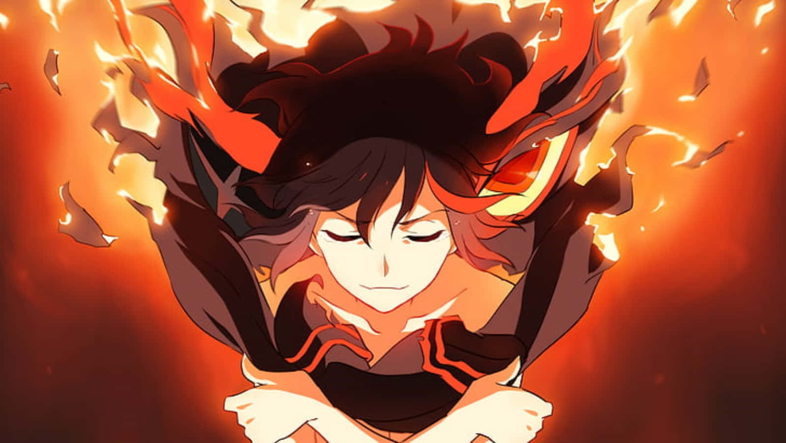 Ryuko Matoi Wearing Senketsu - Kill La Kill Scene Wallpaper