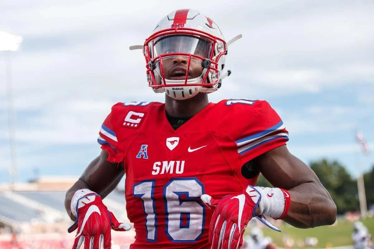 S M U Football Player Courtland Sutton Wallpaper