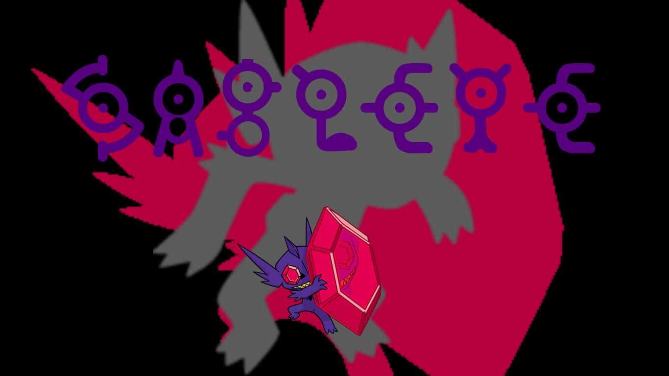 Sableye Holding Pink Gem Wallpaper