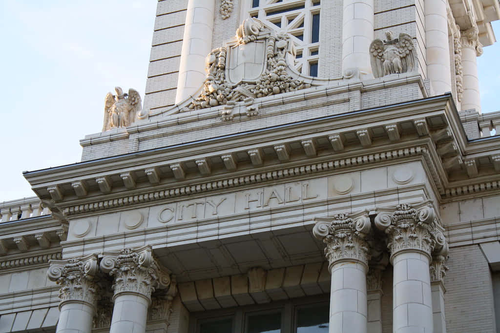 Sacramento City Hall Front Part Wallpaper