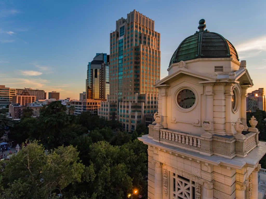 Sacramento City Hall Skyscrapers Wallpaper