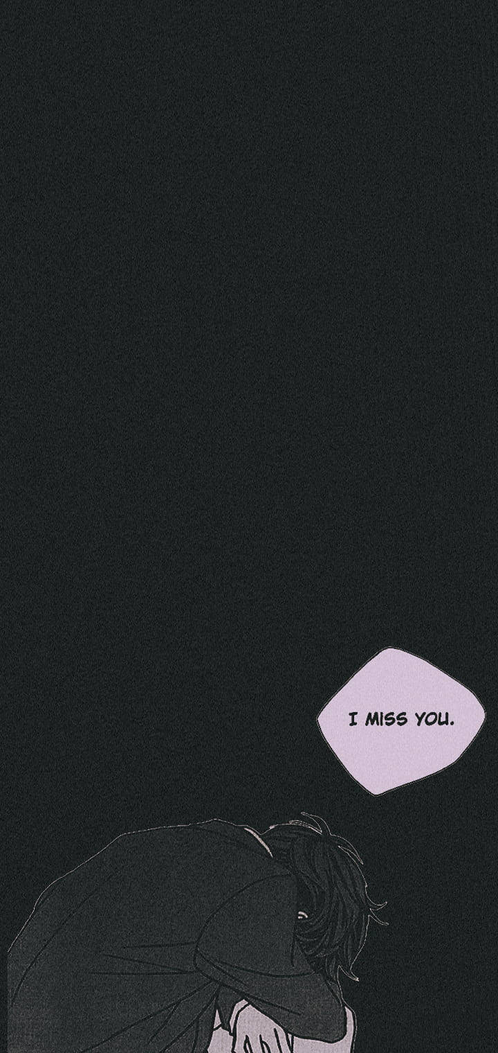 Sad Boy Anime I Miss You Wallpaper