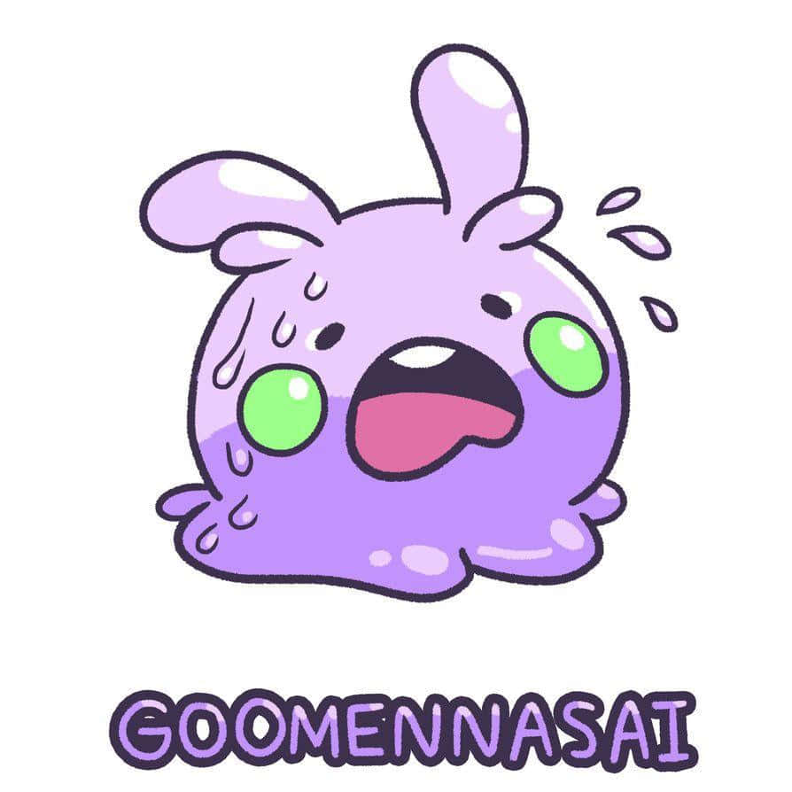 Sad Goomy Struggles To Get Through The Day Wallpaper