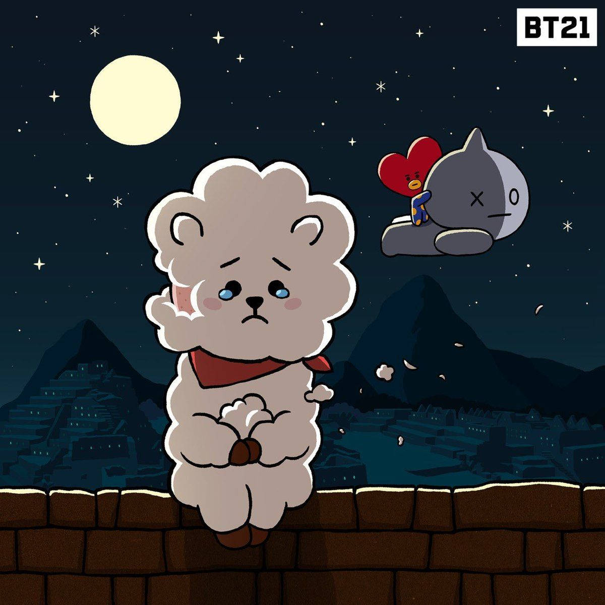 Sad Rj Bt21 Wallpaper